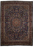 INDIGO PERSIAN RUG WITH TRIBAL ACCENTS