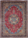 MULTICOLOR AFGHAN PERSIAN RUG WITH MEDALLION