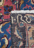 QRIENTAL PERSIAN RUG WITH UNIQUE COLOR COMBINATION SIGNED BY ITS MASTER WEAVER