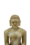 Alabaster Buddha Statue In The Dhyana Mudra