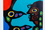 "Ancestor and Thunderbird" by Norval Morrisseau