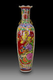 Traditional Oriental Ceramic Floor Vase