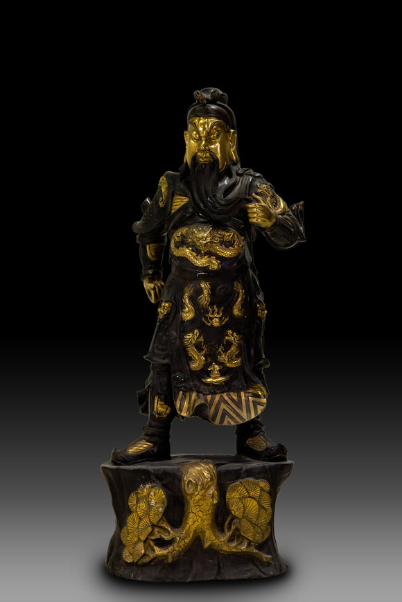 Guan Yu Chinese General Bronze Sculpture
