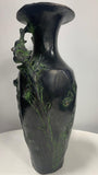 Bronze Girl in the Forest Art Nouveau Vase