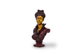 Solid Bronze Victorian Lady Bust