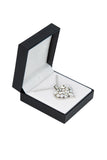 Cubic Zirconia Studded Full Heart Necklace