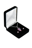 Cubic Zirconia Jewelry Set for Women (Riveting Rose)