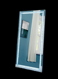 Manvers Full Length Standing Mirror with LEDs