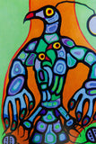 "Thunderbird and Babies" by Norval Morrisseau