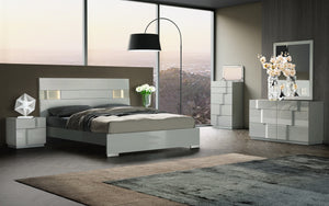 Daniela Modern 6-Piece Bedroom Set with LED