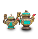 Exquisite Tibetan Buddhist Kettle (Sold as Each - Large)