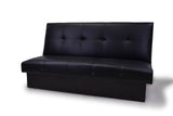 Black Sofa Bed with High Back