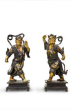 Chinese Imperial Martial Artists (Sold as Pair)