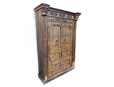 One-of-a-kind Distressed Teak Cabinet