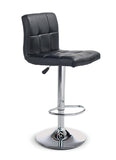 Helena Black Faux Leather Bar Stool (Sold As Pair)