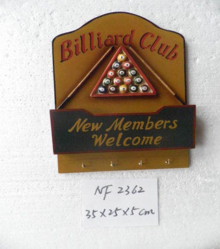 Billiards Club Sign